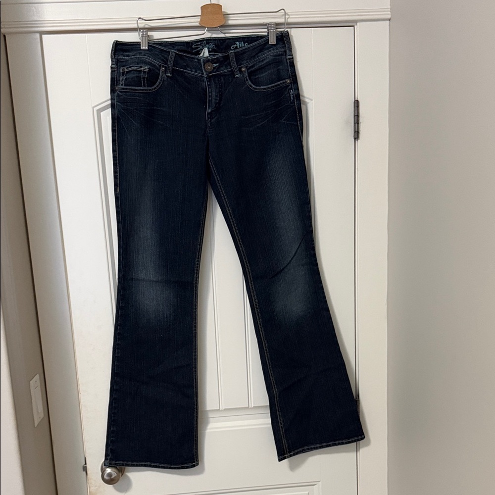 Silver Jeans Aiko Women's Dark Blue Wide Leg Jeans